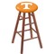 Holland Bar Stool Co Oak Bar Stool, Medium Finish, Tennessee Seat RC30OSMed - alternate 1
